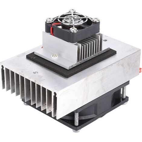 Kit de climatisation mini DIY 12V DC : système réfrigérant à semi-conducteur pour frigo portable, refroidissement 1 pièce (1/5)