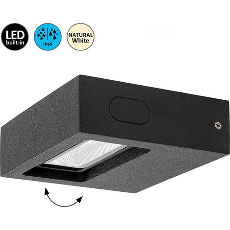 Applique esterna moderna LED 7W Ganges nero Rabalux (1/5)