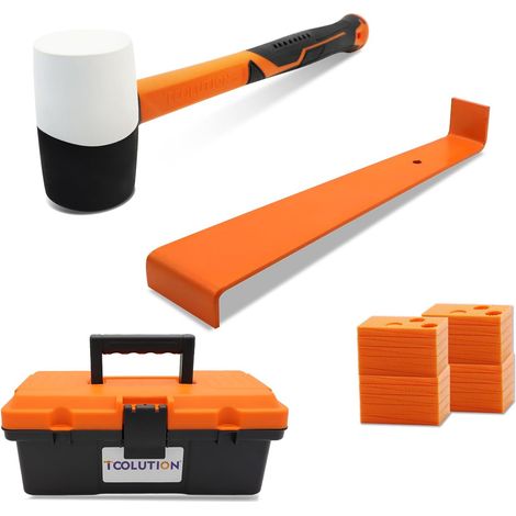 Kit Pose Sols Stratifiés 42 Pièces : Maillet, Tendeur, Cales (1/5)