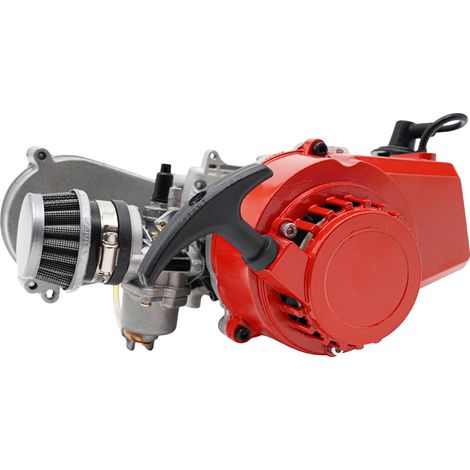 Motore a benzina a 2 tempi, versatile e ad alte prestazioni, rosso (1/2)