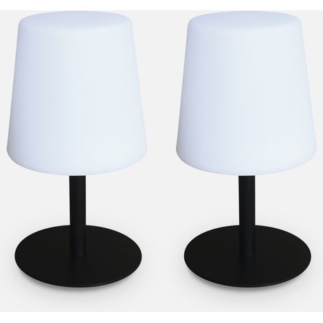Lámpara de sobremesa LED para interior/exterior, set de 2