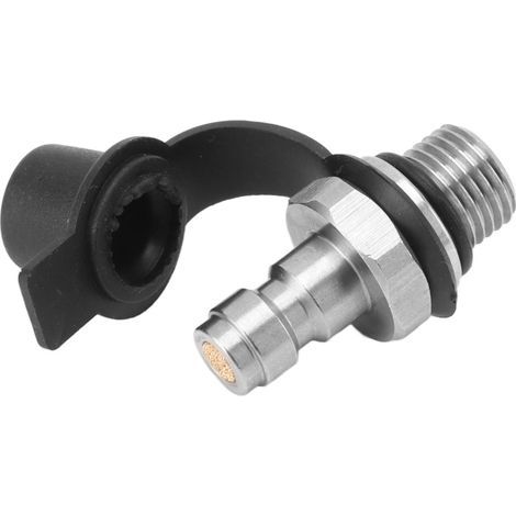 Connecteur de gonflage CO2 M10x1 mâle en acier inoxydable pour bouteilles de soda avec joint