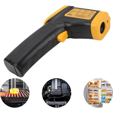 Thermomètre industriel portable GM320, thermomètre infrarouge, pistolet de température industriel (1/5)