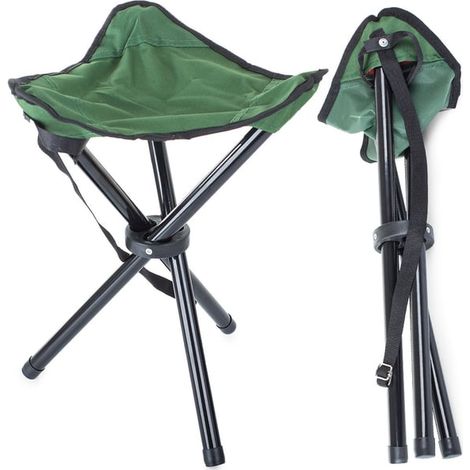 Tabouret pliant / Chaise pliante - Chaise de camping (1/5)