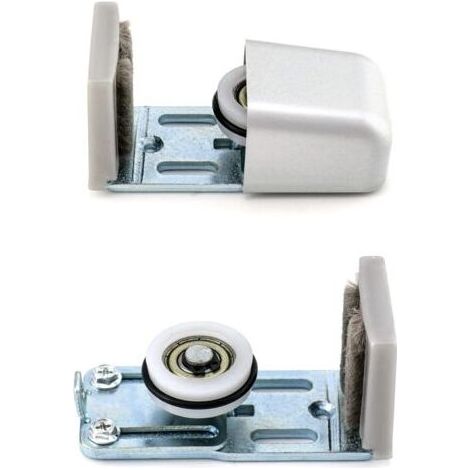 2pcs Ajustable Guide de Plancher Mur/porte Guide Inférieur Pour Porte en Bois Coulissante (Gamme de réglage:7mm-35mm) (1/5)