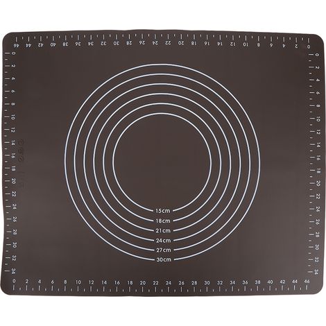 Tapis de Cuisson en Silicone Antiadhésif pour Pétrir et Étaler la Pâte (1/5)