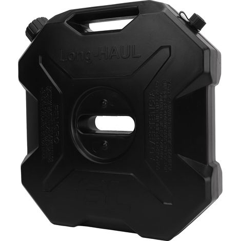 Réservoir de fioul 6 L (1,6 gallons) noir grande capacité pour voiture, moto, UTV, quad et véhicule tout-terrain (sans support). (1/5)