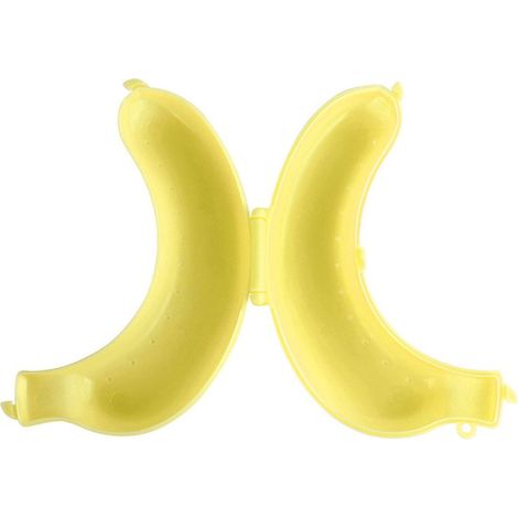 Niedliche dreifarbige Bananenaufbewahrungsbox, neu (1/5)