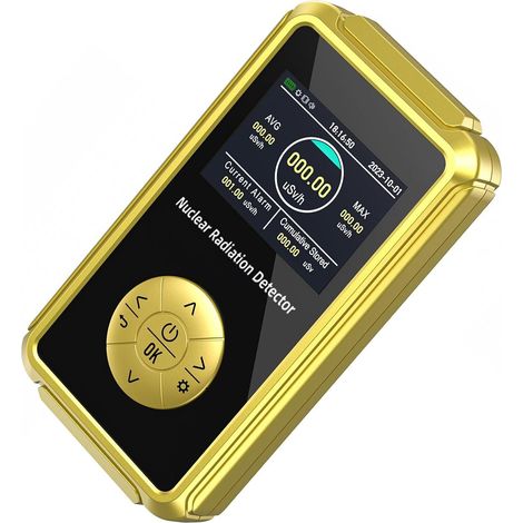 Nuclear Radiation Detector Counter High Gamma Beta X Portable Radiation Dosimeter for Home, Laboratories and Industry Real-Time Alarm and (1/5)