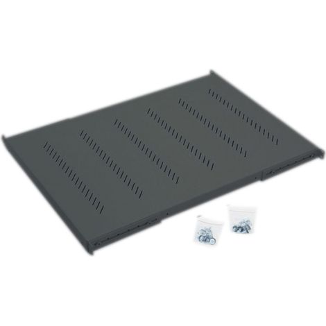 Triton Scaffale Tecnico Nero 1U Acciaio Robusto