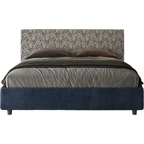 Letto Matrimoniale 160x190 cm con Rete Arla Norris 20 Era 09 (1/4)
