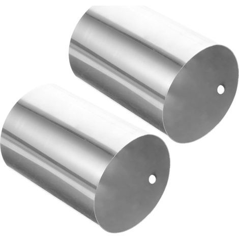 Connecteur Main Courante pour Escalier en Acier Inoxydable, Support Main Courante Ronde Multi-usage, Équerre Inox Résistante à L'usure, Pack de 2 Pièces pour Tube de 45mm (1/5)