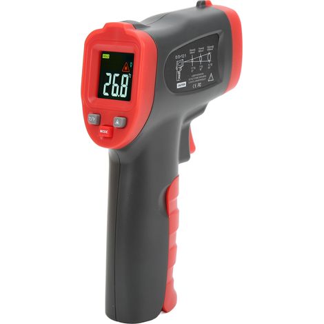 Thermomètre infrarouge à écran couleur, pistolet thermométrique électronique de mesure de température (1/5)
