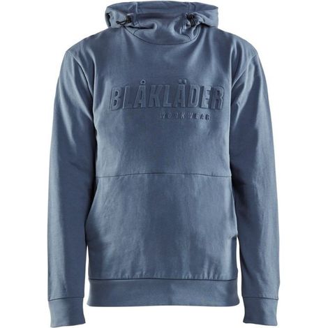 Sweat à capuche imprimé 3D BLAKLADER 3530 - Bleu clair - M