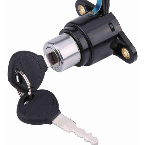 Interruptor de encendido con llave para motocicleta Honda CB/CM 400/450, antivandálico.