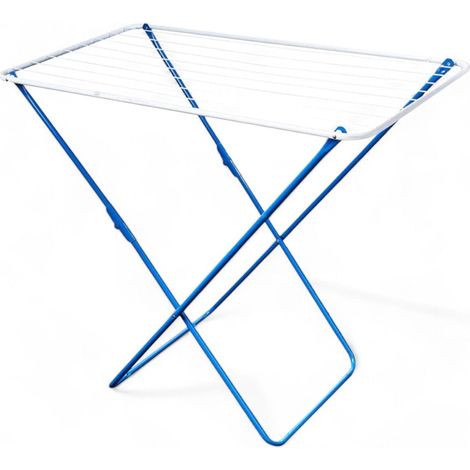 Tendedero de caballete de acero práctico para espacios reducidos con 11 metros de tendedero dimensiones 105x55x93 cm