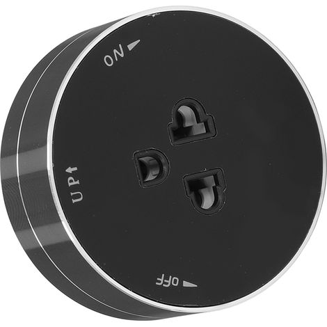 Universeller 250V-Mehrfachsteckdosenadapter mit Kontrollleuchte, runder PC-Stecker für amerikanische und europäische Stecker (1/5)