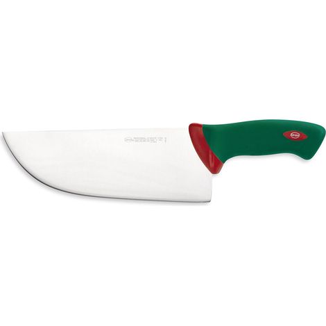 Sanelli Premana Professional Coltello Mezzo Colpo, Acciaio Inossidabile, Verde/Rosso, 42.5x3.0x10.5 cm (1/2)