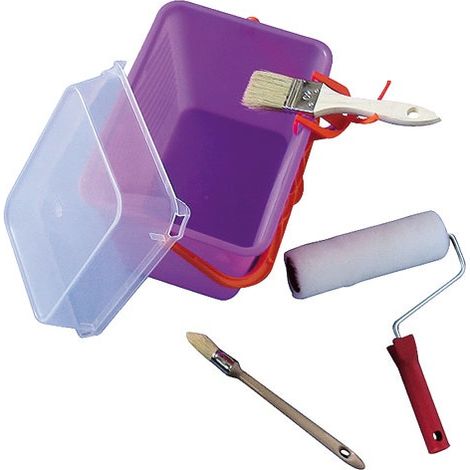 Savy Ensemble de peinture violet avec bac 7 L (1/2)