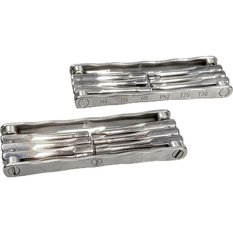 Clé multifonction de poche, tournevis, inox, pour réparation (1/5)