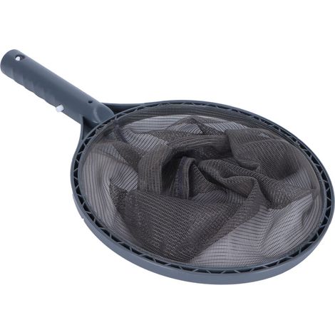 Épuisette de Nettoyage pour Piscine, SPA et Étang - Râteau à Feuilles en Plastique