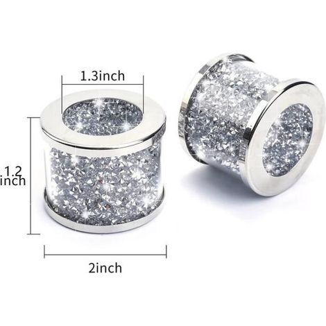 Rond de Serviette, 4Pcs Anneaux de Serviette, Boucle de Serviette en Cristal, Pinces à Serviettes pour Mariage, Noël - Argenté (1/4)