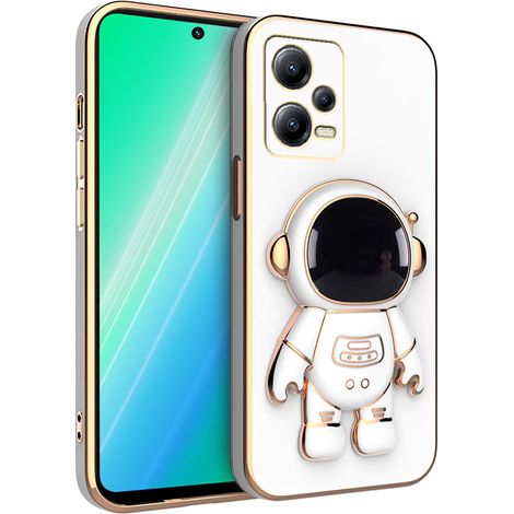 Schutzhülle für Xiaomi Redmi Note 12 5G / Poco X5 5G, Astronautenmotiv, Weiß (1/5)