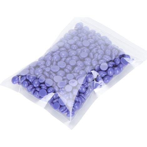 Cire dépilatoire professionnelle unisexe en perles de cire pour le visage, les bras, le dos et les jambes, 50 g, parfum lavande (1/5)
