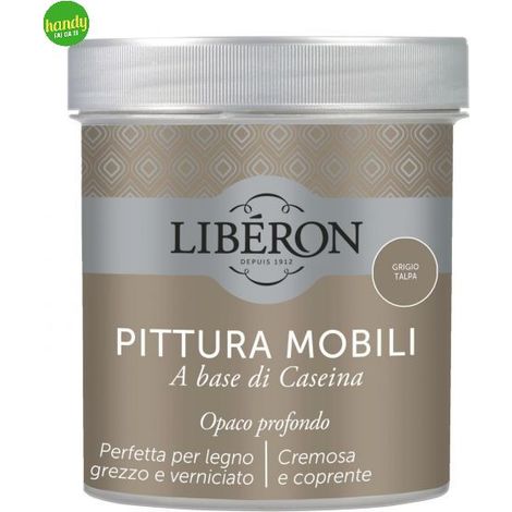 Pittura Mobili Liberon 500ml Grigio Talpa