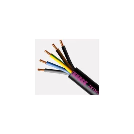 Câble électrique U1000 R2V CU rigide 5G1,5 mm² – Section 1,5 mm² – Pour installations électriques en intérieur – Prix au mètre – Miguelez