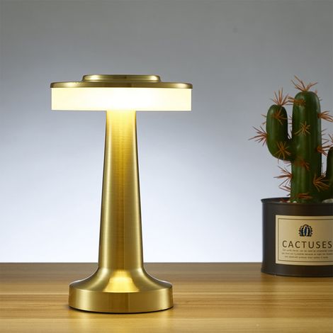 Wiederaufladbare LED-Tischleuchte über USB, einstellbare Lichtintensität, ideal zum Lesen, als Dekoration für Zuhause und für den Bürogebrauch. (1/5)