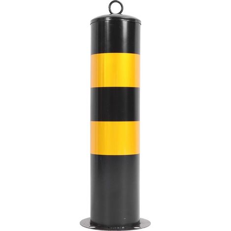 50cm Cold Jeffergarden Rolled Steel Safety Road Post Traffic Delineator Warning Bollard with Stable Base (1/5)