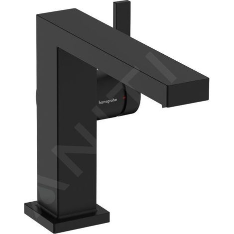 Hansgrohe Tecturis E - Mitigeur de lavabo avec vidage, CoolStart, EcoSmart, noir mat 73023670 (1/5)
