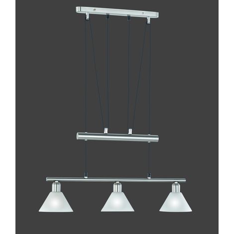 Aufhängung 3 Lichter Up and Down Stamina Nickel L66 cm Trio Lighting (1/5)