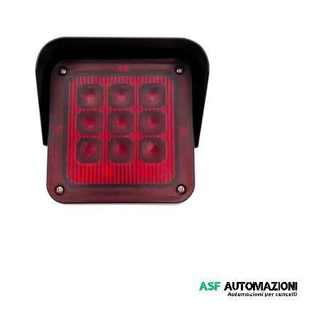 SEMAFORO 1 LUCE ROSSO 12/24V MOD. SEM-1