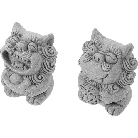 Chinesische Löwenfigur aus stabilem dekorativem Tischdeko im