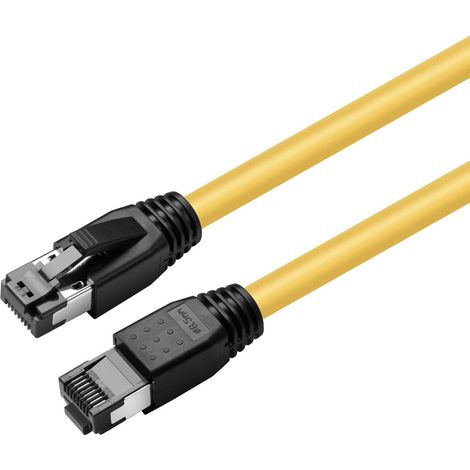 MicroConnect CAT8.1 S/FTP 1,5 m Gelb Geschirmt LSZH, AWG 24