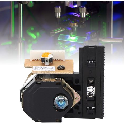 Tête laser à lentille d'objectif bleue avec manchon en cuivre, excitation électrique continue à basse vitesse (1/5)