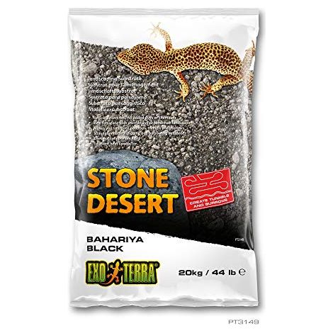 Exo-Terra Bahariya substrato decorativo nero 20 kg
