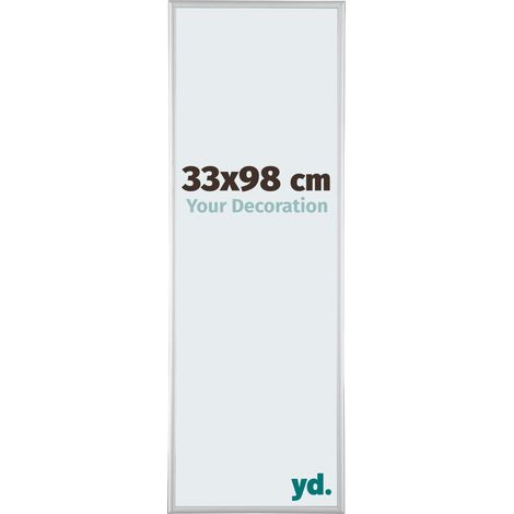 yd. - Cadre photo 33x98 - Argent Mat - Aluminium - Kent