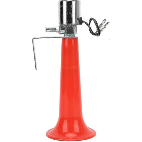 Sifflet turc universel, klaxon pneumatique pour camions 12V/24V, klaxon rouge 180dB, compatible avec les camping-cars 12V/24V (1/5)