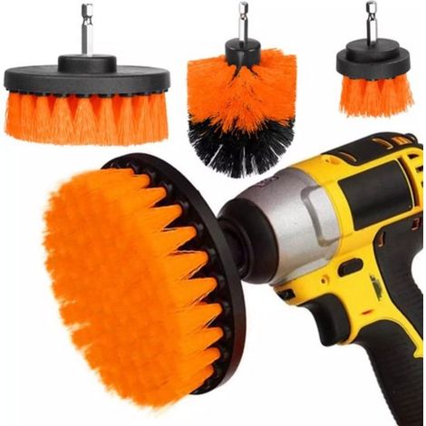 Lot de 4 brosses de nettoyage universelles pour perceuse (1/2)