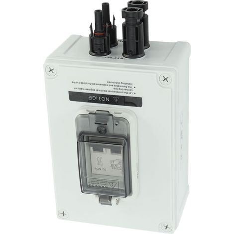 40A DC wasserdichter 2P-Leistungsschalter, Solartrennschalter für dicke Kabel, Schutzgehäuse für Photovoltaikmodule. (1/5)