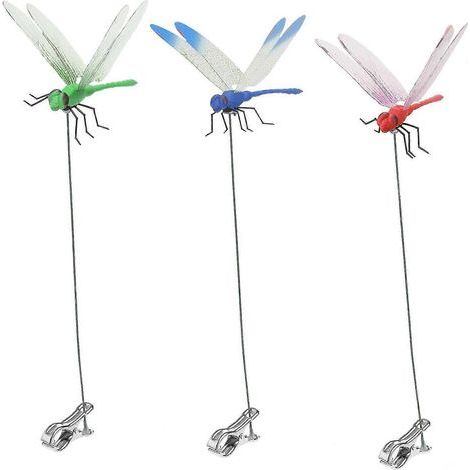 Nouveau produit amélioré (lot de 3) : Répulsif anti-mouches et taons Dragonfly Wingman à clipser, concept naturel et biologique (1/3)