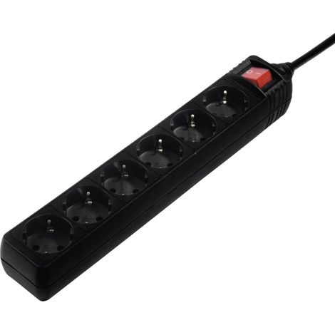 Hama 00137266 Steckdosenleiste Schwarz Schutzkontakt 1 St. (1/3)