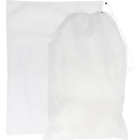 2 pièces Protection Hivernale Plantes Pot avec Cordon Housse Anti-Gel Tissu Non-tissé Protection Le Froid Neige et Gel Couverture pour Plantes Pot Rosier Tomates Lot de Blanche (1/5)