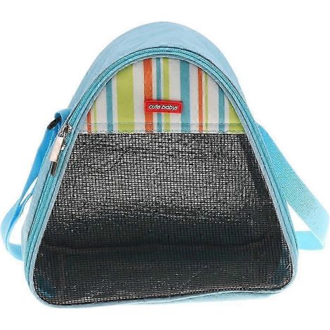 Sac de transport bandoulière pour petits animaux de compagnie comme rats, hamsters, chinchillas et furets-Light Blue B