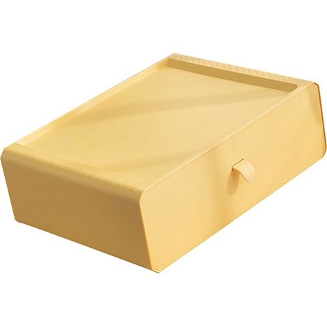 Aufbewahrungsbox für Unterwäsche aus Kunststoff mit 15 Fächern für Socken und BHs, gelb. (1/5)