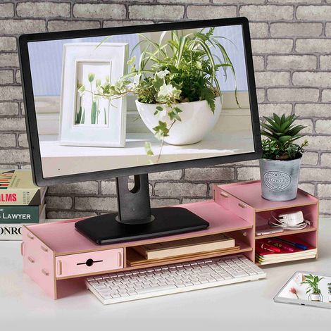 Support pour écran d'ordinateur portable, support de bureau moderne ( 1) (1/4)