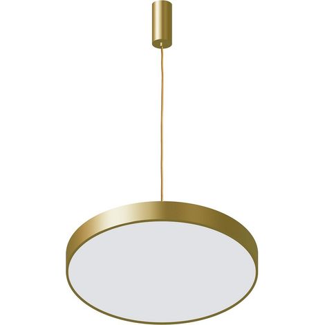 Lámpara colgante LED Orbital, color oro arenado, italux 5361-830RP-GD-3 (1/5)